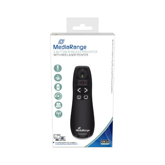 PUNTERO PROFESIONAL MEDIARANGE WIRELESS BLACK