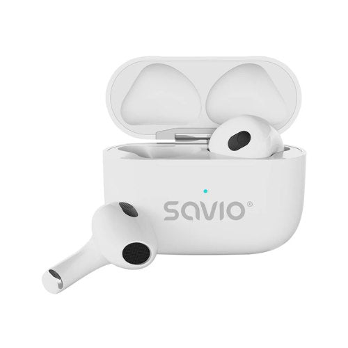 AURICULARES INALAMBRICOS SAVIO TWS-01 PRO WHITE