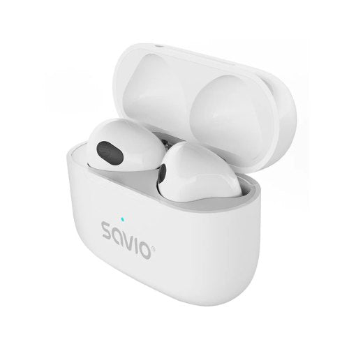 AURICULARES INALAMBRICOS SAVIO TWS-01 PRO WHITE