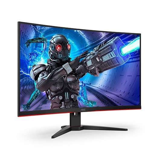 MONITOR GAMING LED 31.5  AOC C32G2ZE/BK CURVO