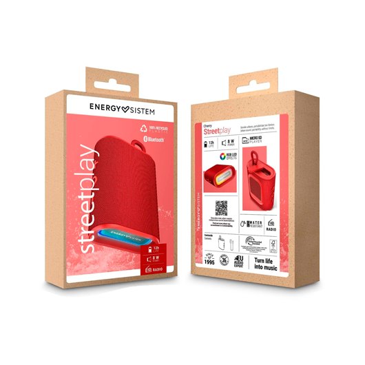 ALTAVOZ  BLUETOOTH ENERGY SISTEM RED STREETPLAY