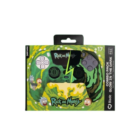 KIT FUNDA+GRIPS PS5 BLADE RICK AND MORTY