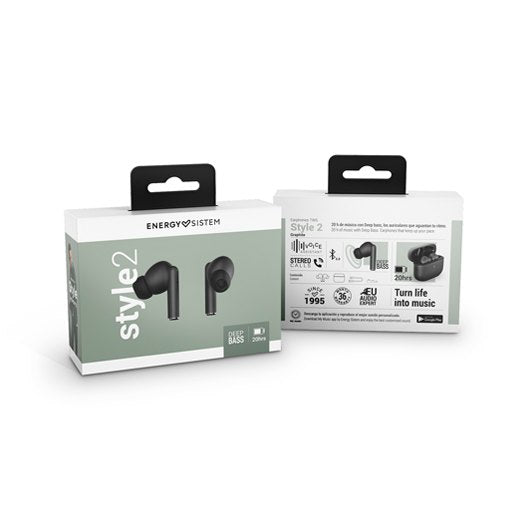 AURICULARES ENERGY SISTEM TRUE W. STYLE 2 GRAPHITE