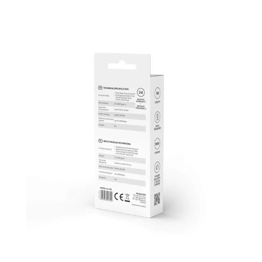 CABLE USB-C A USB-C SAVIO 5A 1M CL-159