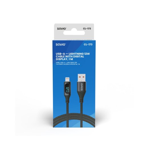 CABLE USB-C SAVIO CL-173 NEGRO