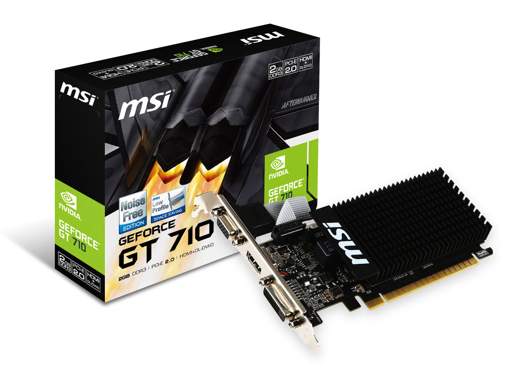 TARJETA GRÁFICA MSI GT 710 2GB GDDR3 LP