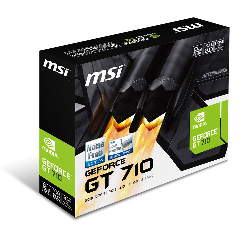 TARJETA GRÁFICA MSI GT 710 2GB GDDR3 LP
