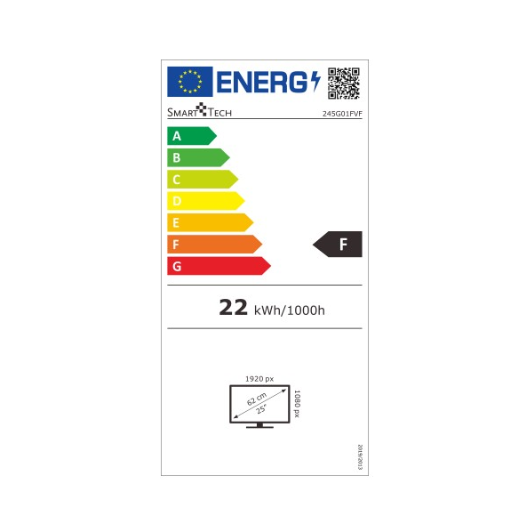MONITOR 25  SMART TECH 245G01FVF PIVOT. REG.ALTURA