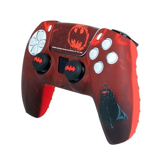 KIT FUNDA+GRIPS+STICKER MANDO PS5 BLADE  DC BATMAN