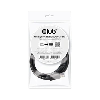 ADAPTADOR ACTIVO MINI-DP A VGA CLUB3D BLACK