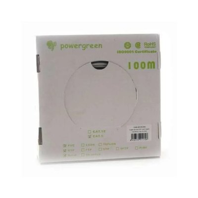 BOBINA DE CABLE PEPEGREEN CAT6 100M RIGIDO