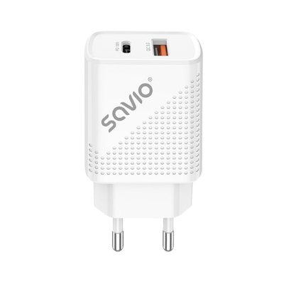 CARGADOR SAVIO LA-05 DUAL 18W USB 3.0