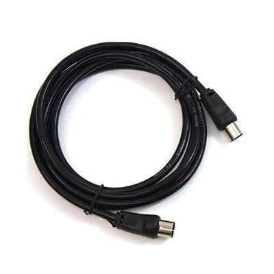 CABLE ANTENA PEPEGREEN NEGRO 1.8M M/H