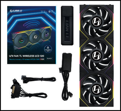 VENTILADOR 120X120 LIAN LI UNIFAN TL-LCD WIRELESS WHITE