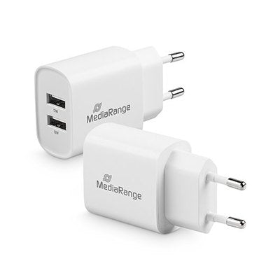 CARGADOR MEDIARANGE DUAL USB-A 12W