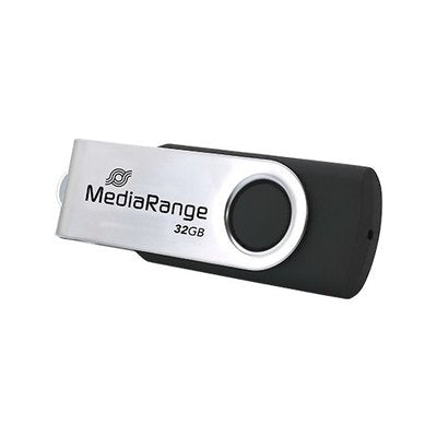 PENDRIVE 32GB USB-C 3.2 MEDIARANGE SILVER-BLACK