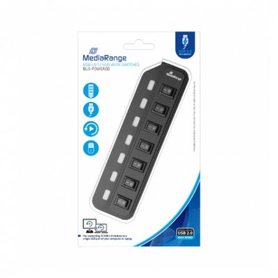 HUB MEDIARANGE USB 2.0 7XUSB 2.0