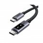 CABLE UGREEN UNO USB-C A USB-C TRENZADO 100W