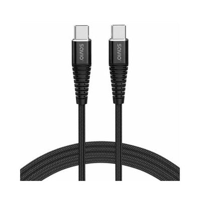 CABLE USB-C A USB-C SAVIO 5A 2M CL-160