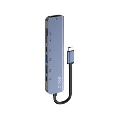 HUB SAVIO 7EN1 USB-C  AK-82
