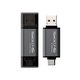 PENDRIVE 128GB TEAMGROUP X1 USB-A/USB-C GRIS