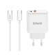 CARGADOR SAVIO LA-10 30W WHITE CON CABLE